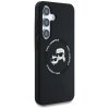 KARL LAGERFELD futerał do SAMSUNG S25 KLHMS25SSKCHTCK (Magnetic Silicone Double Heads) czarny